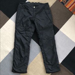 Ski pants Slim black snow pants